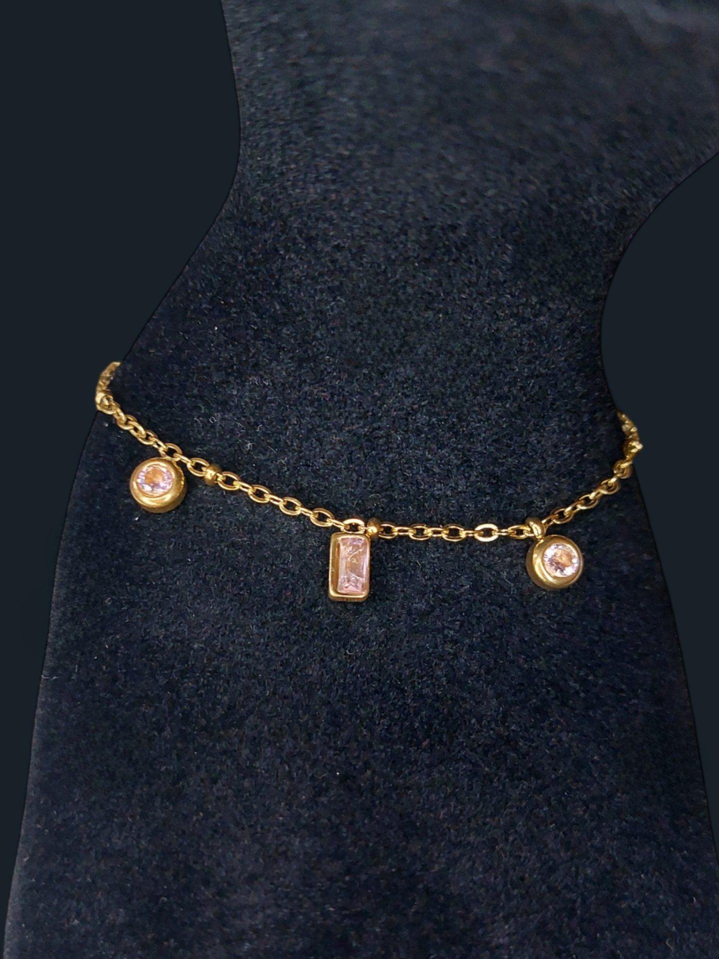 Bracelet Rose Pétillante 18K