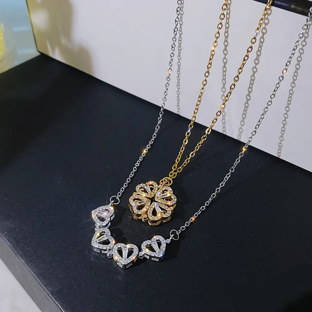 Collier TREFLE 4 COEURS