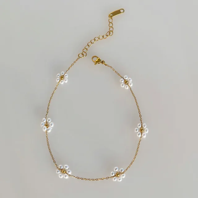 Chaine de cheville Marguerite