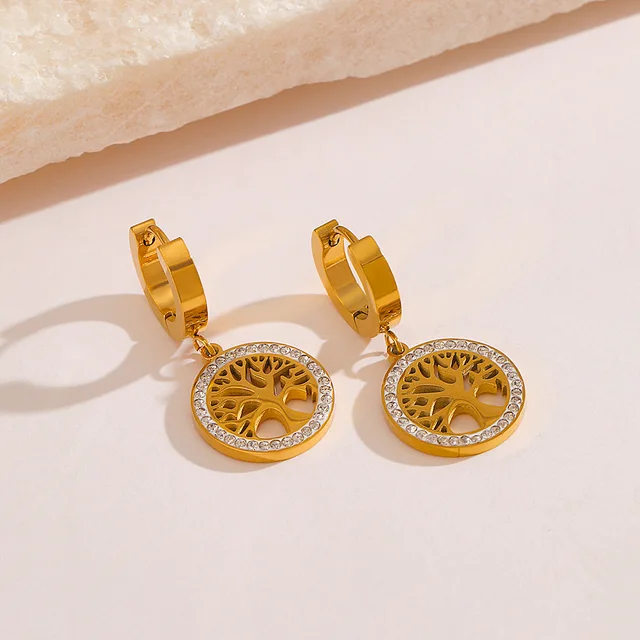 Boucle d'oreilles Arbre de vie