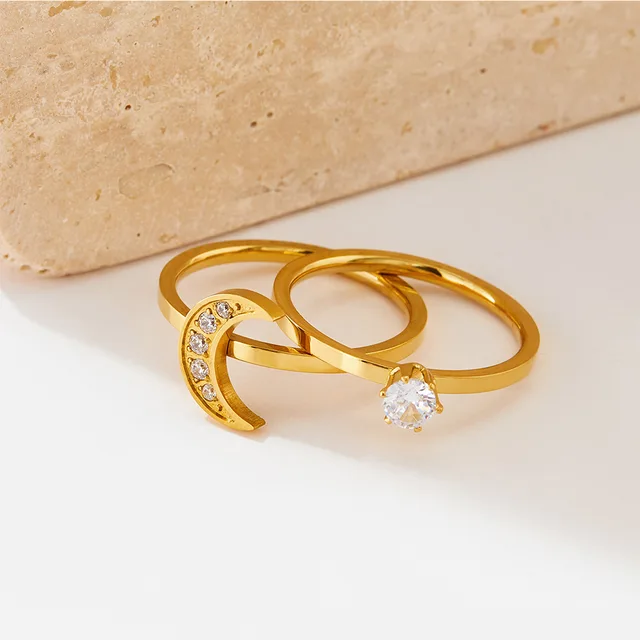 Bague Moon - doré