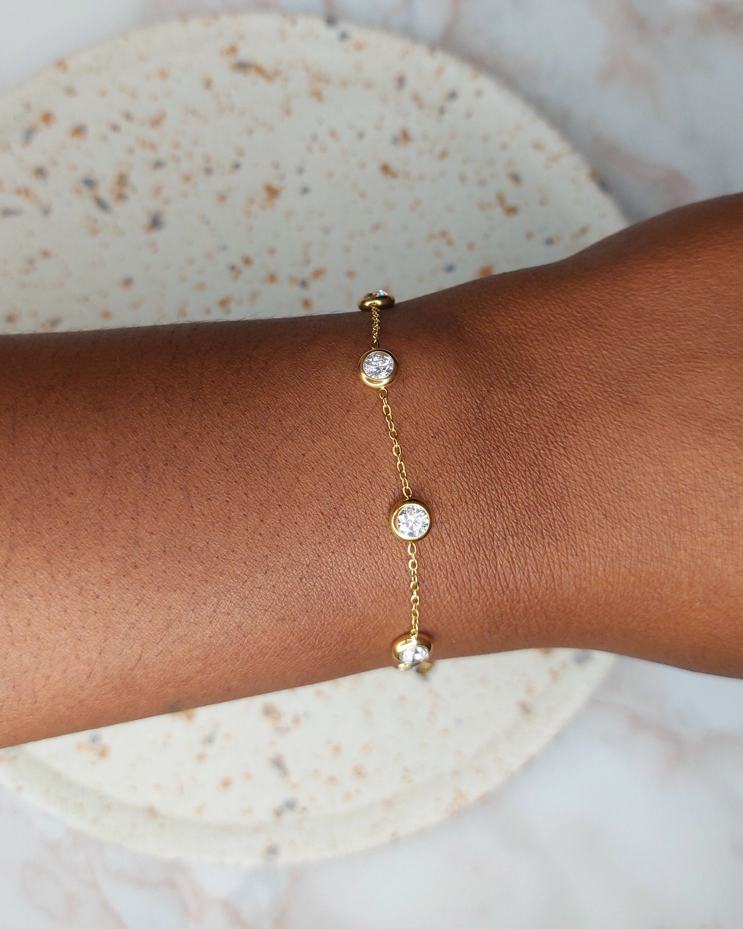 Bracelet Paillettes de Bonheur 18K