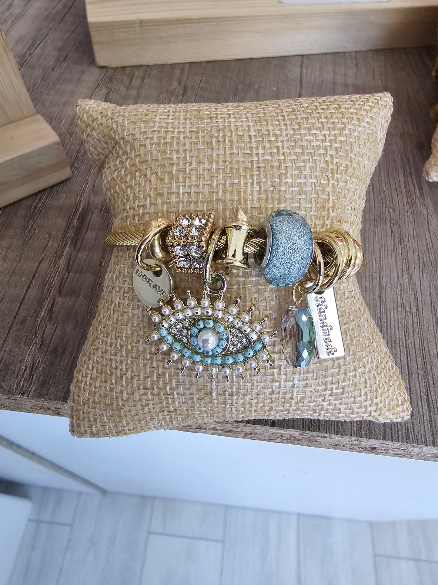 Bracelet charm's mauvais œil 2