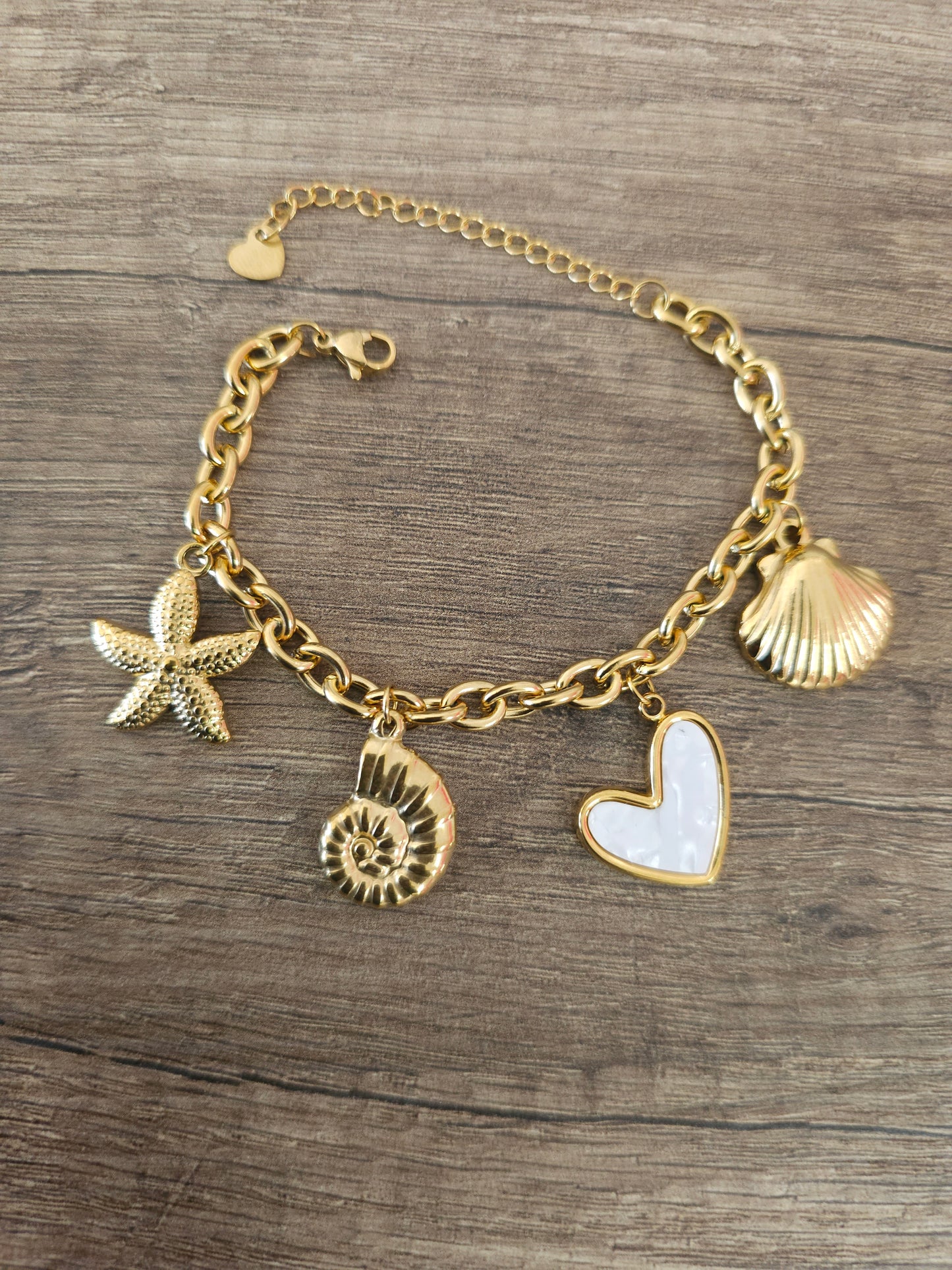 Bracelet breloques Mer