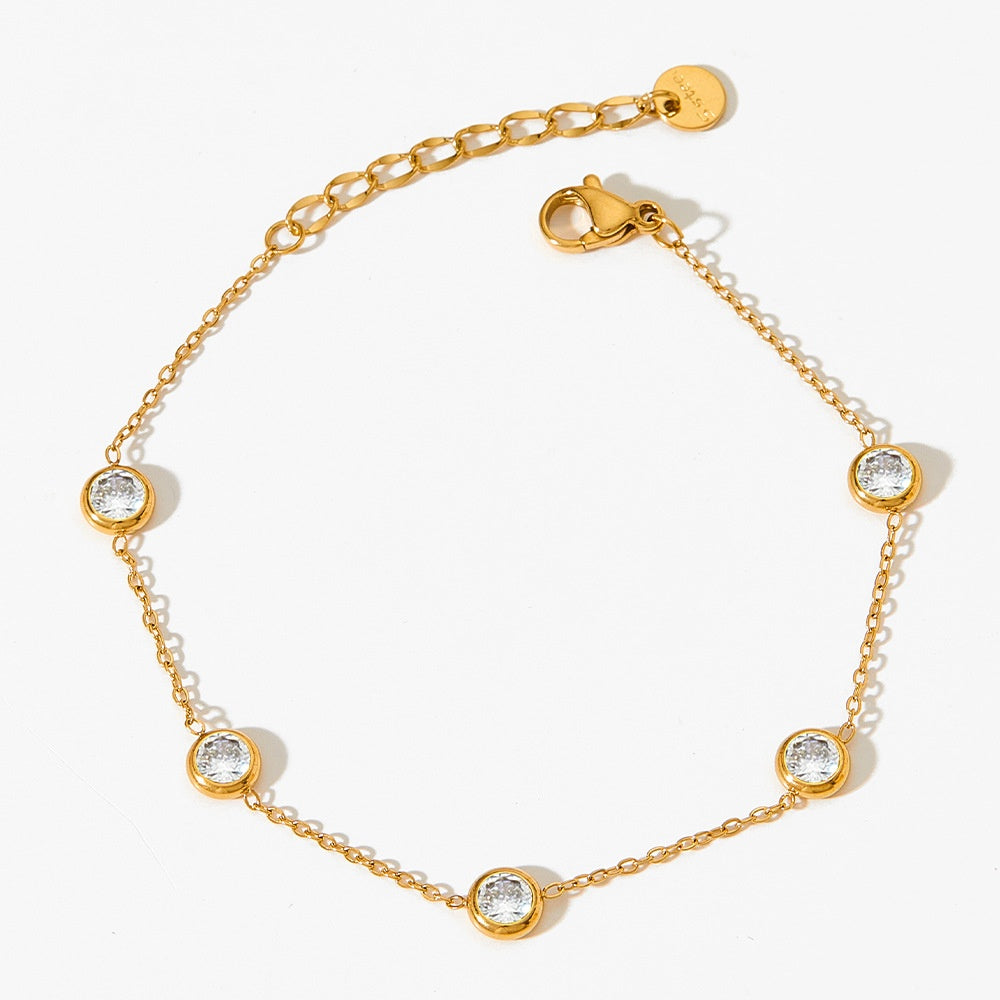 Bracelet Paillettes de Bonheur 18K