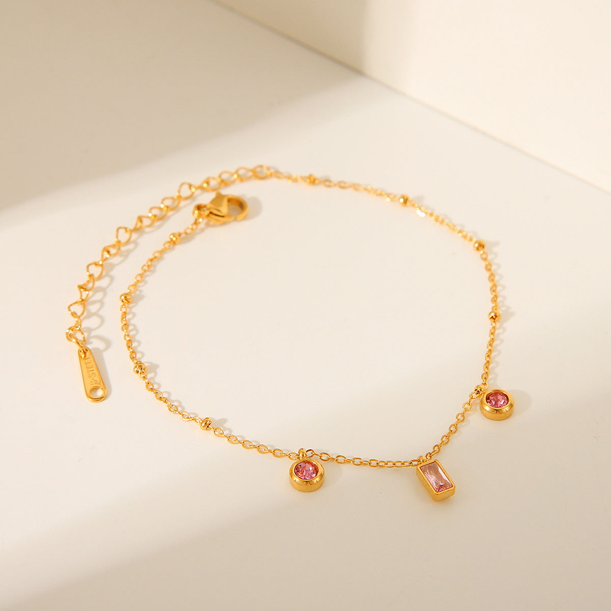 Bracelet Rose Pétillante 18K