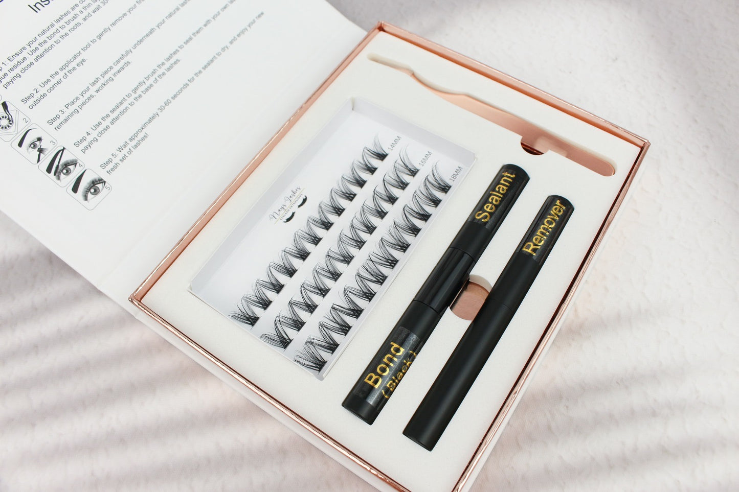 Boîte d'extensions de cils DIY