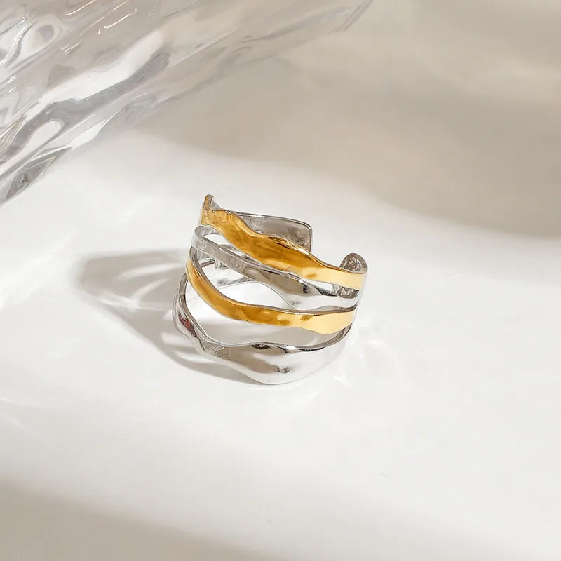Bague bicolore Zéna