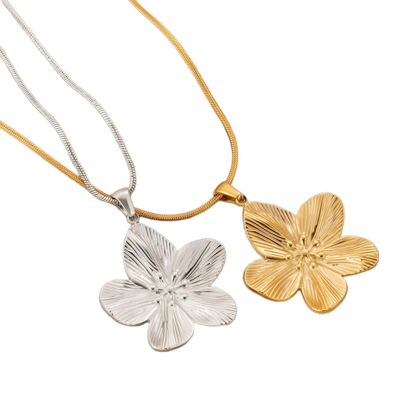 Collier Flor - Argenté