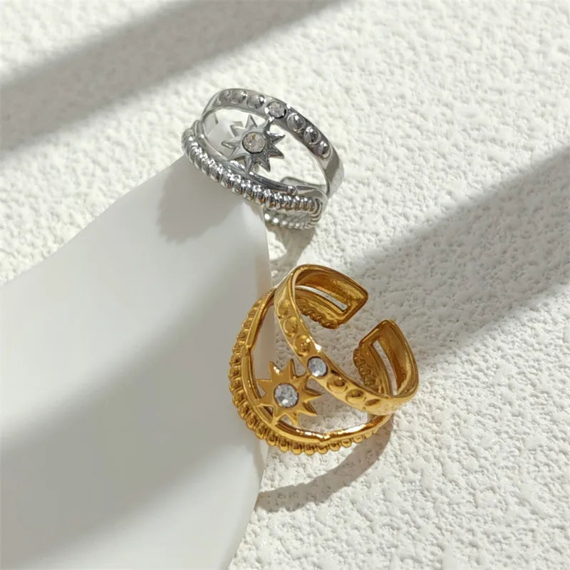 Bague Stella doré