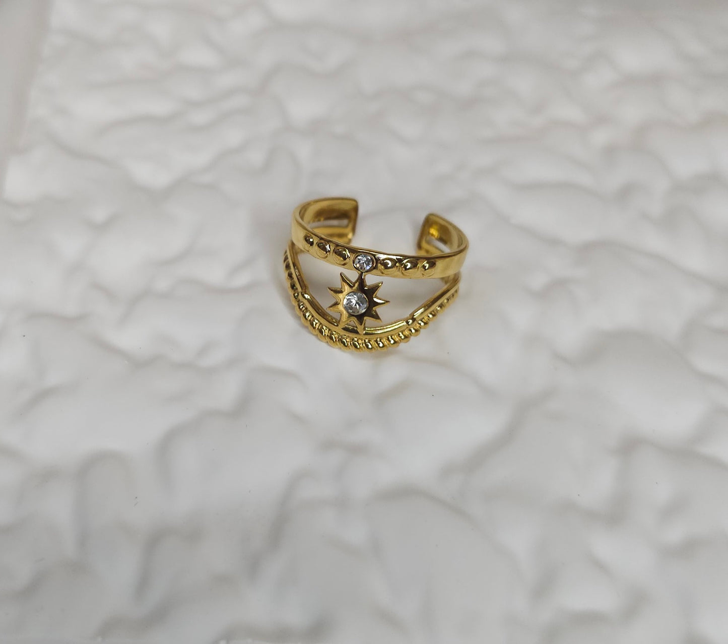 Bague Stella doré