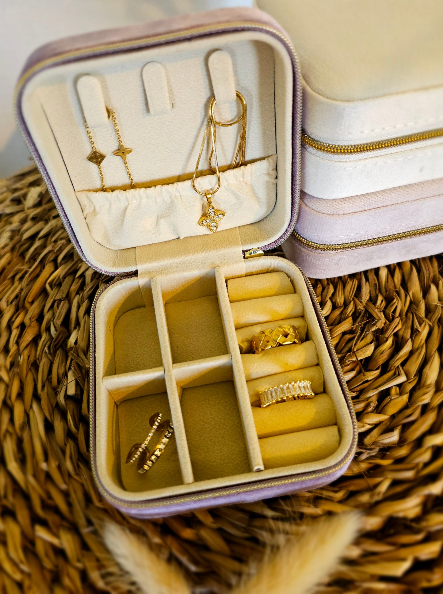 Boîte à bijoux de voyage