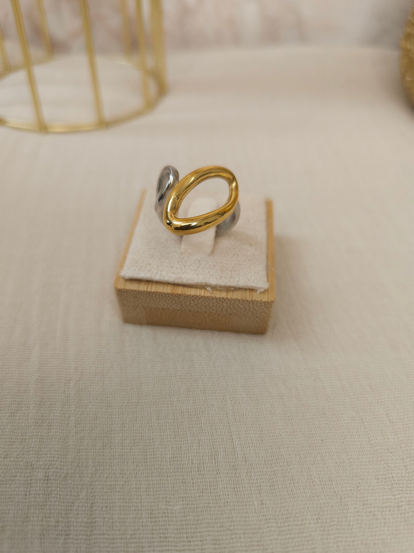 Bague bicolore Nora