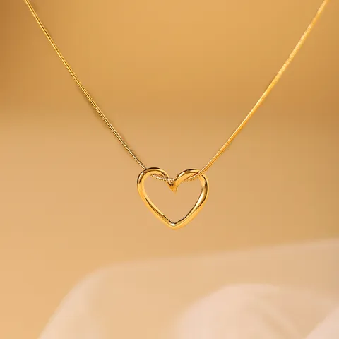 Collier cœur doré 🤍
