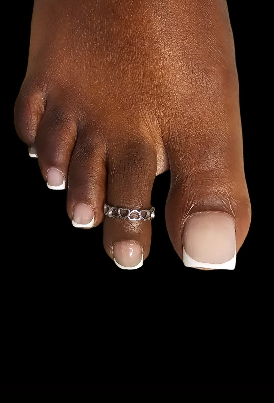 Bague d'orteils Love argenté