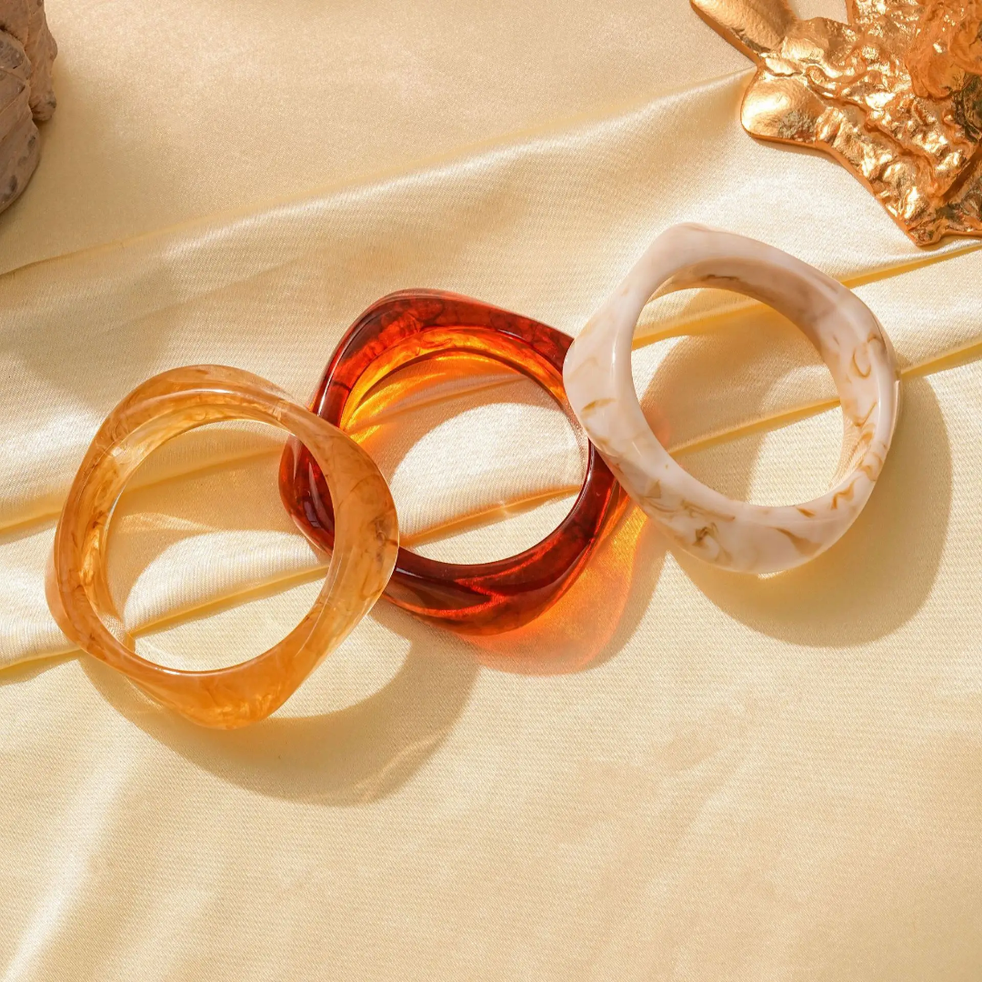 Bracelet design en résine
