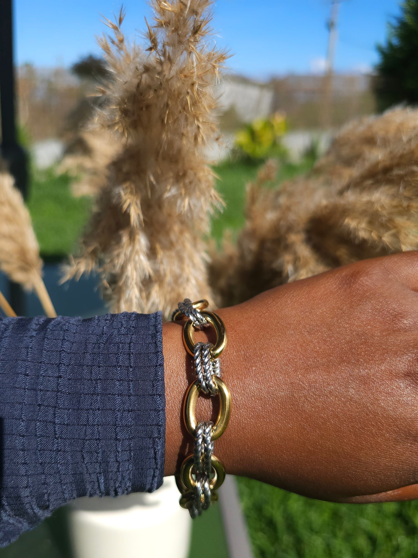 Bracelet bicolore Daïna
