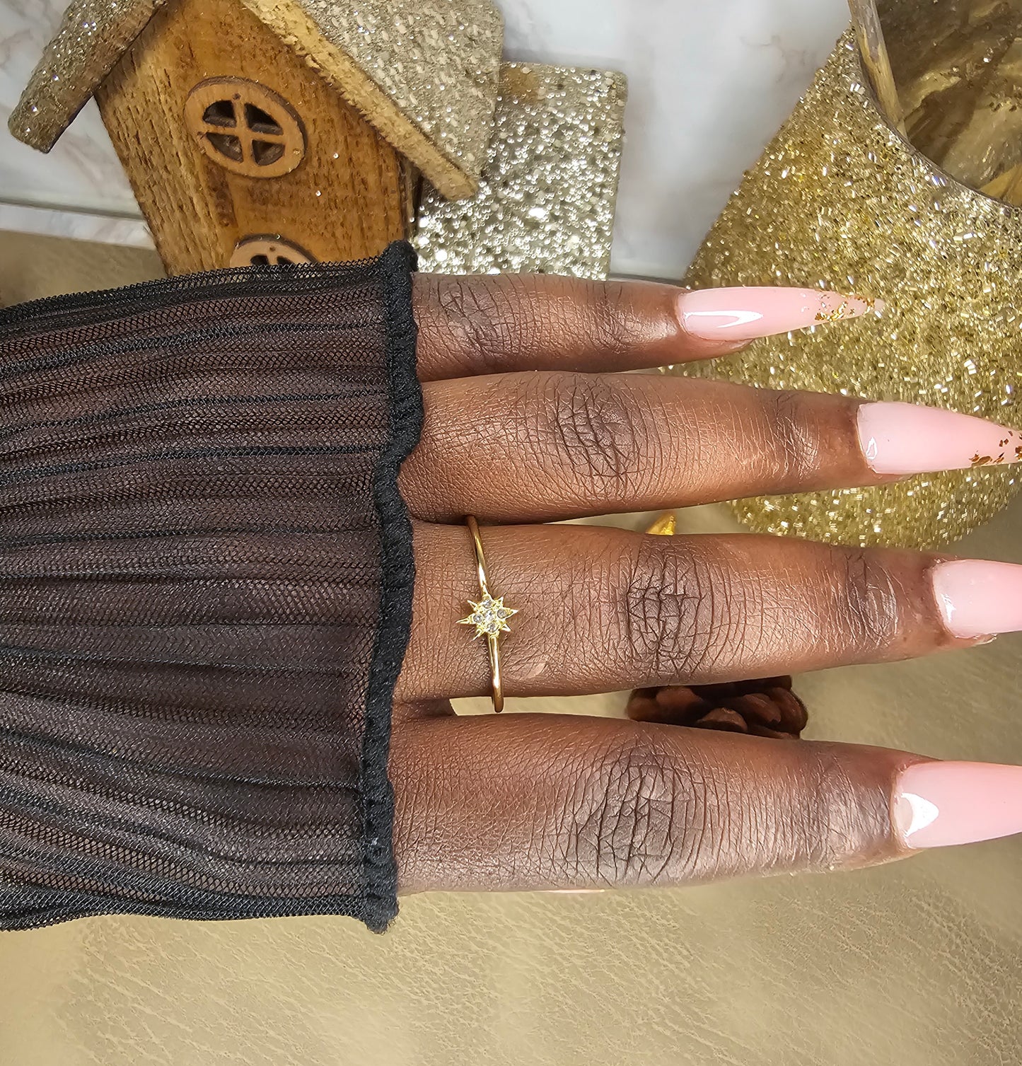 Bague Céleste doré