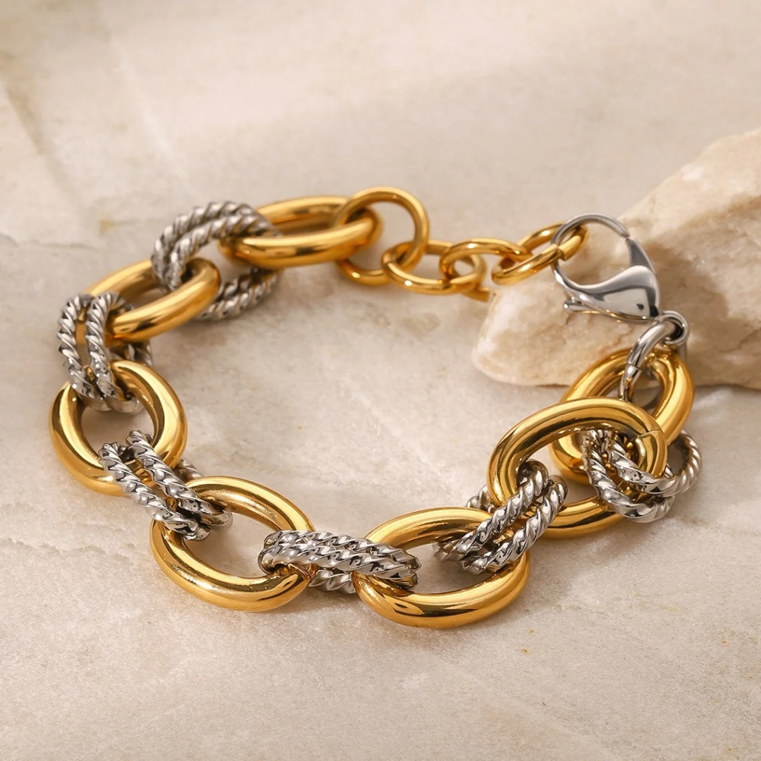 Bracelet bicolore Daïna