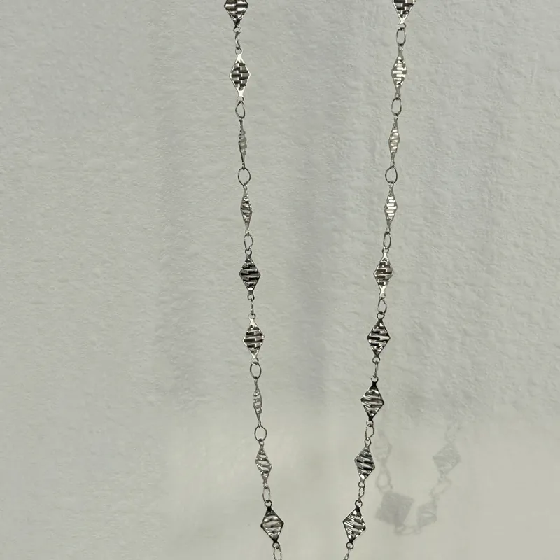 Chaine MILA 2 en 1 argenté- Sautoire/taille