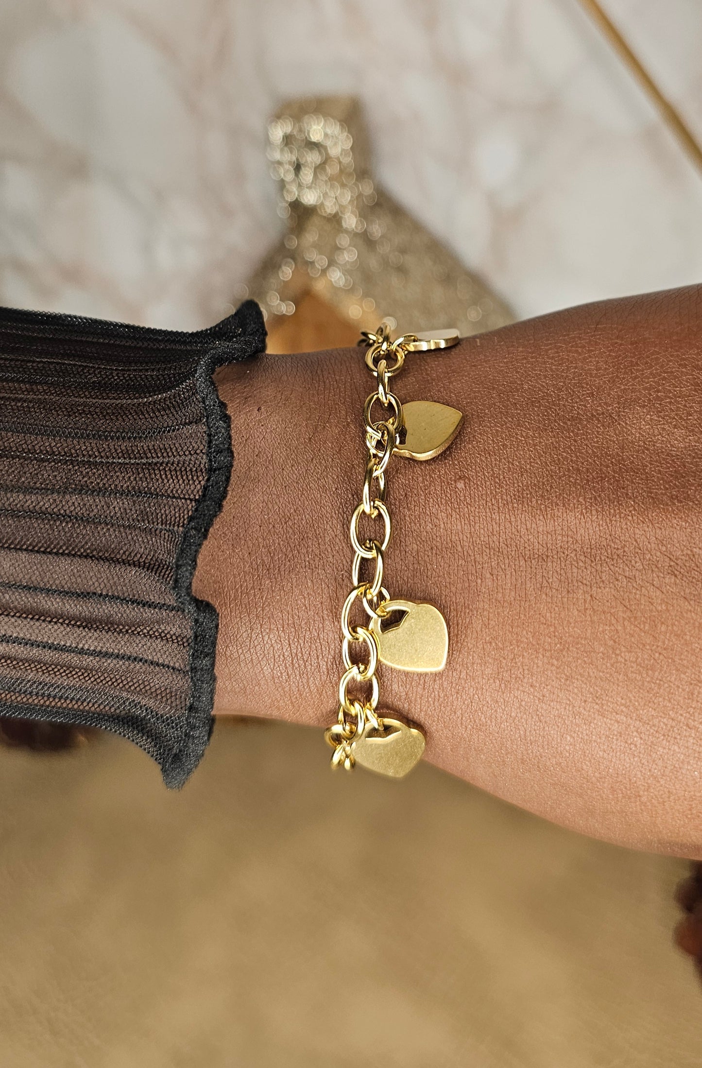 Bracelet Amour doré