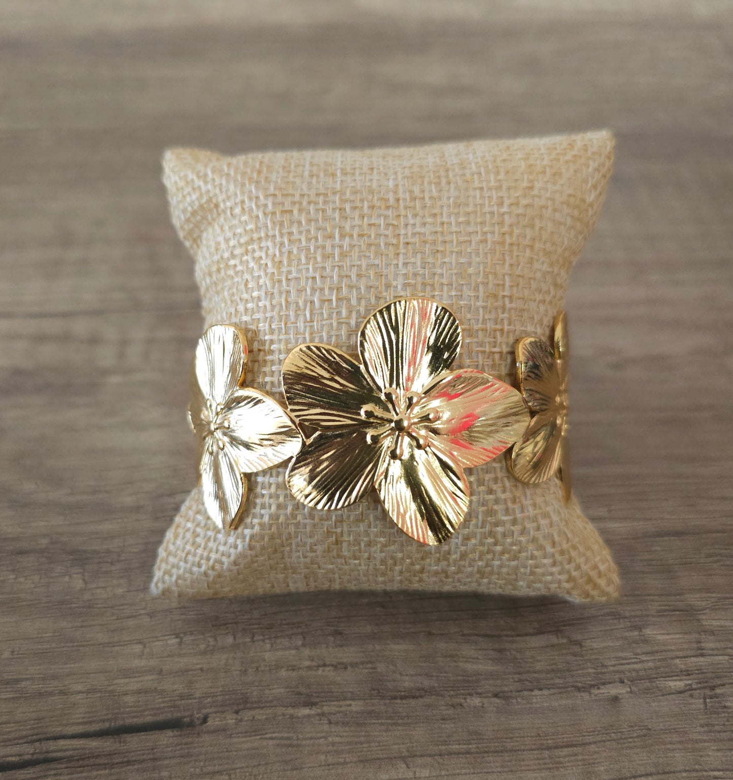 Bracelet Flor doré