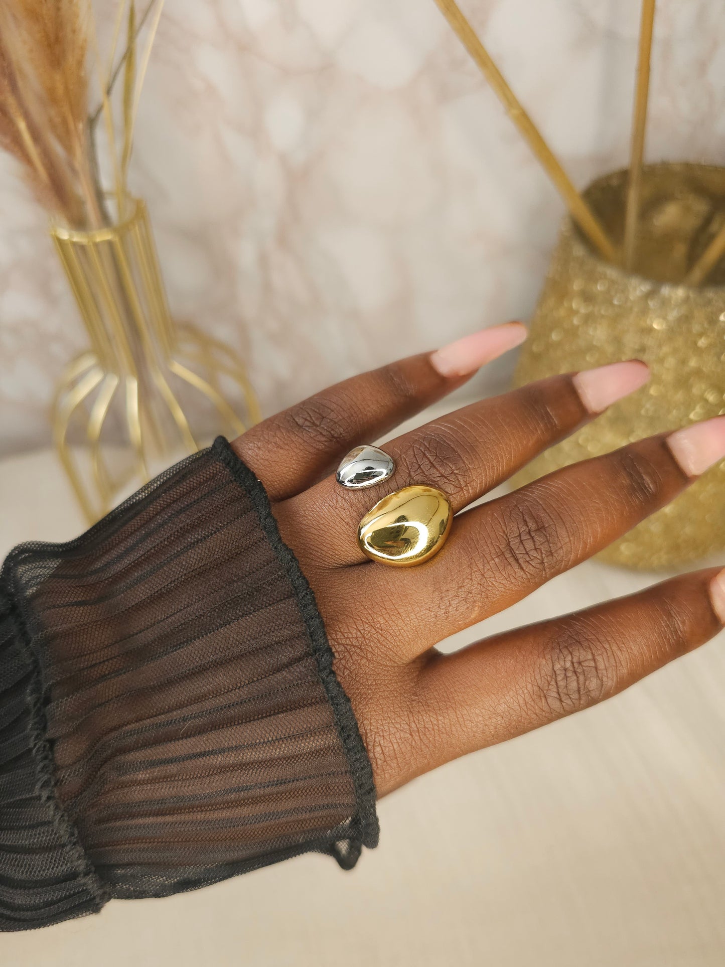 Bague bicolore Sierra