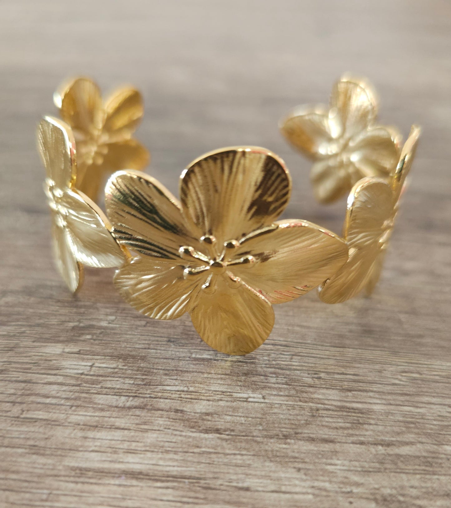 Bracelet Flor doré