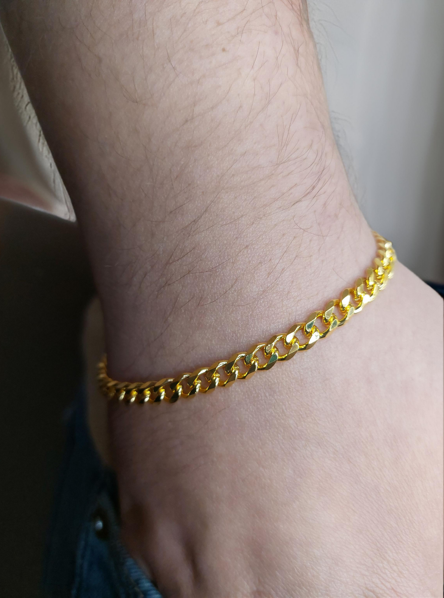 Bracelet maillon doré - Unisexe