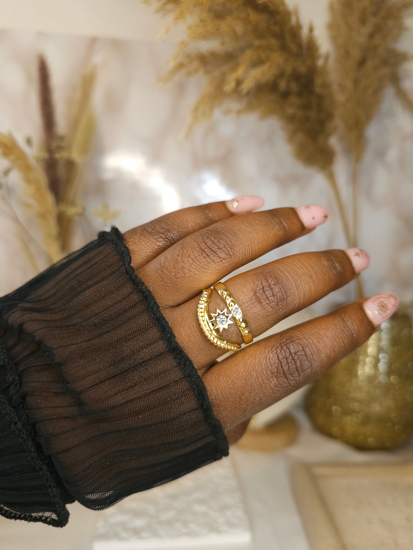 Bague Stella doré