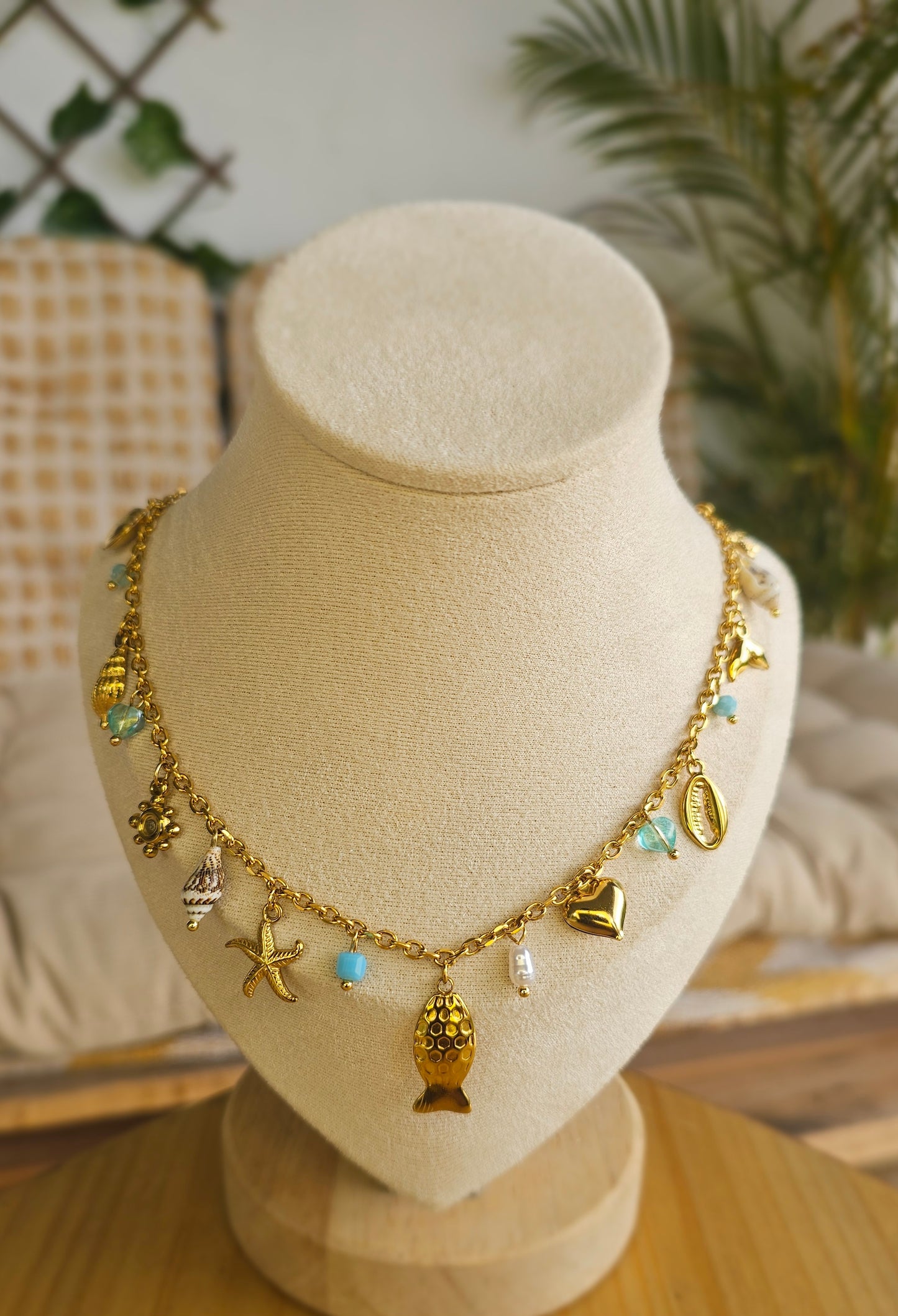 Collier charm's Océane