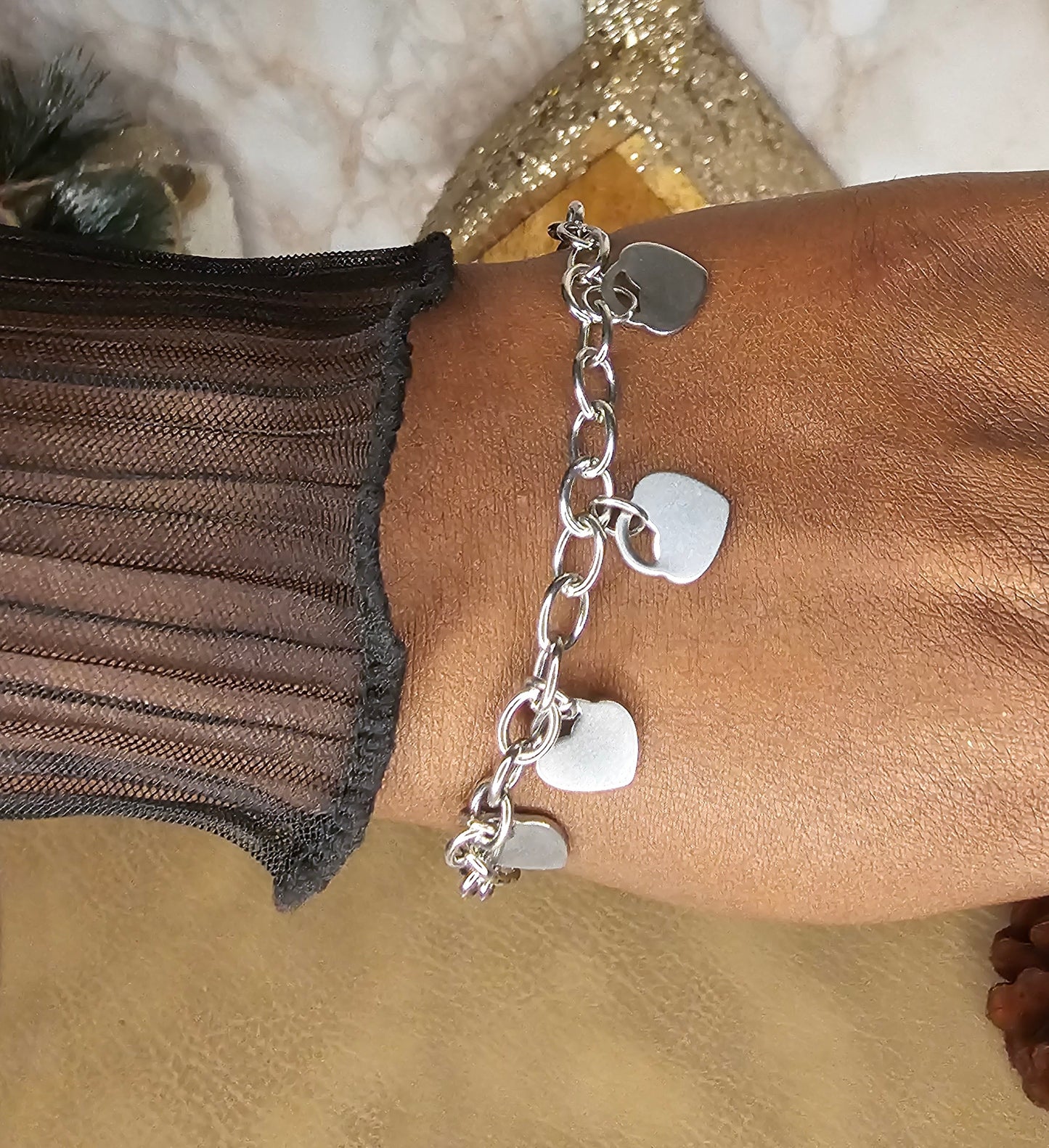 Bracelet Amour argenté