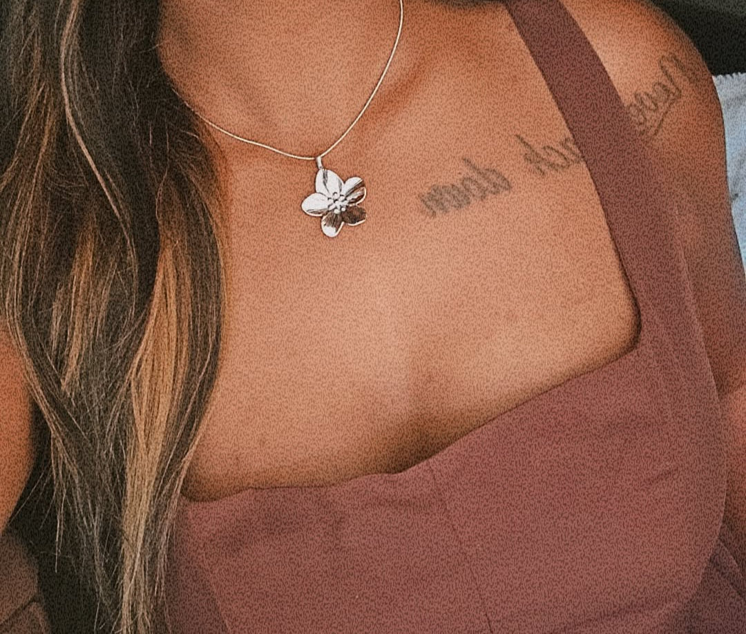 Collier Flor - Argenté