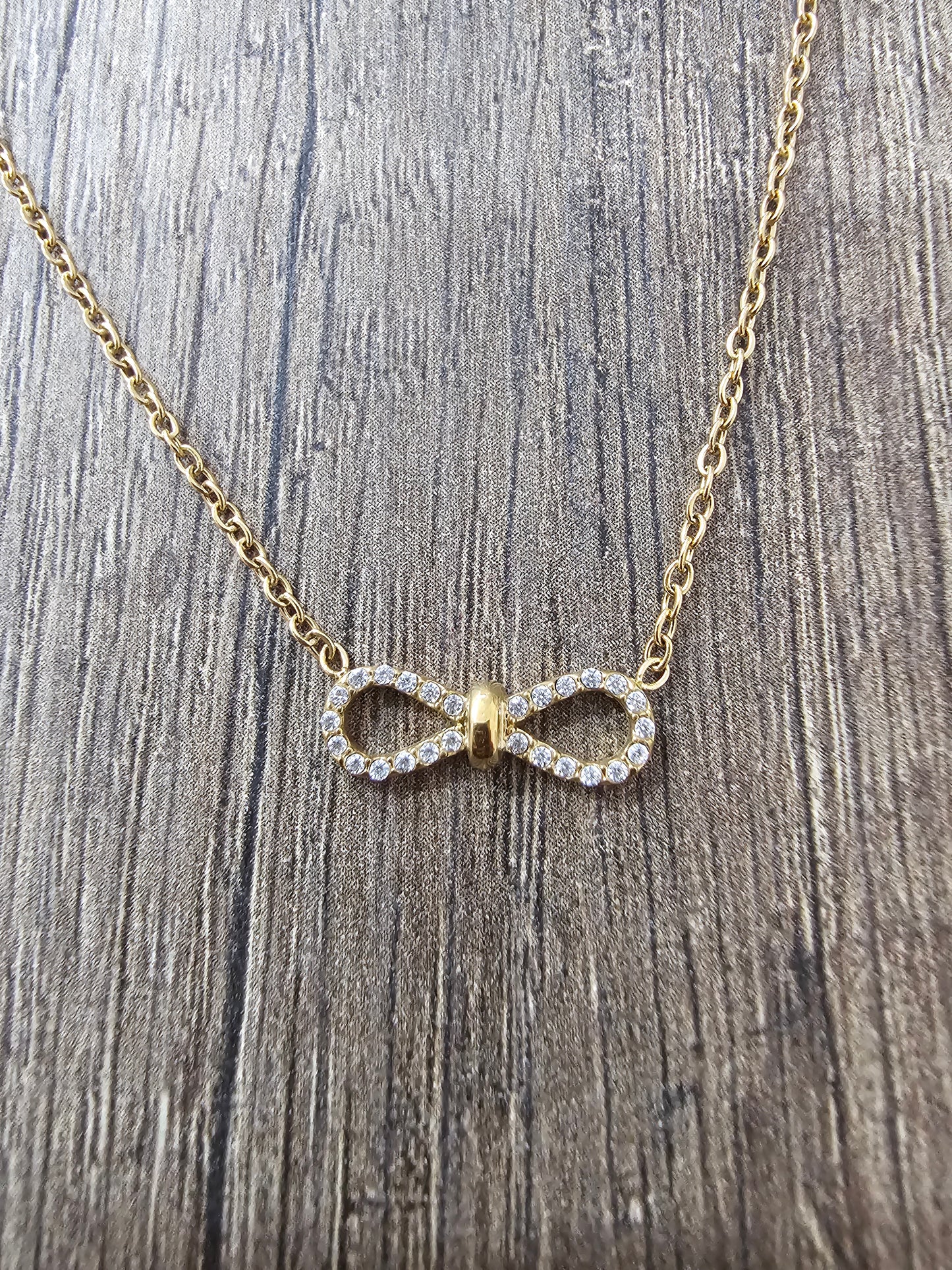 Collier infini doré