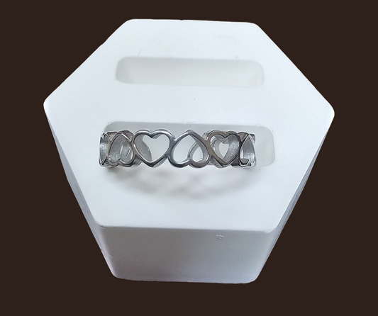 Bague d'orteils Love argenté