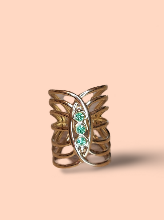 Bague Majestueux vert