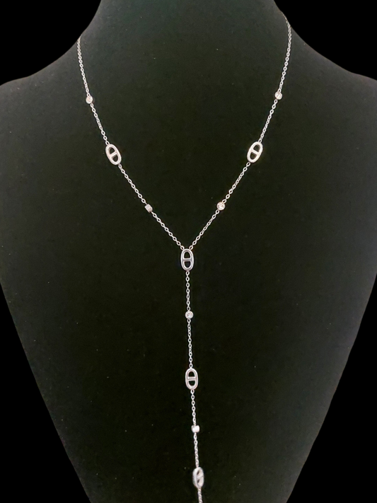 Collier Félicia argenté