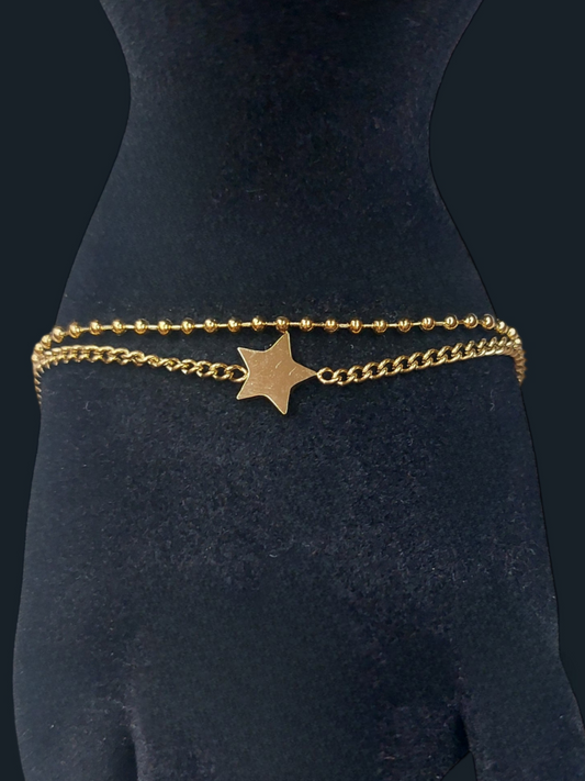 Bracelet Lueur d'Étoile 18K