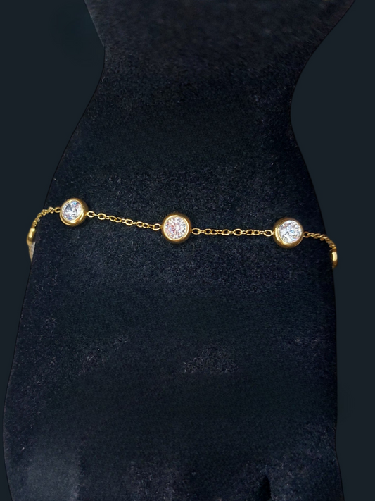 Bracelet Paillettes de Bonheur 18K