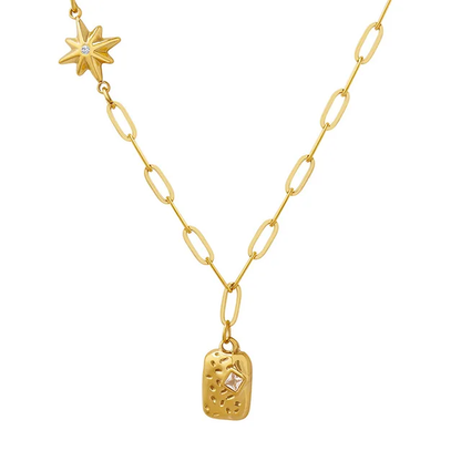Collier STELLA - Plaqué or 18k