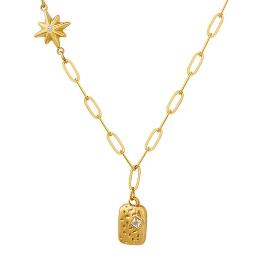 Collier STELLA - Plaqué or 18k