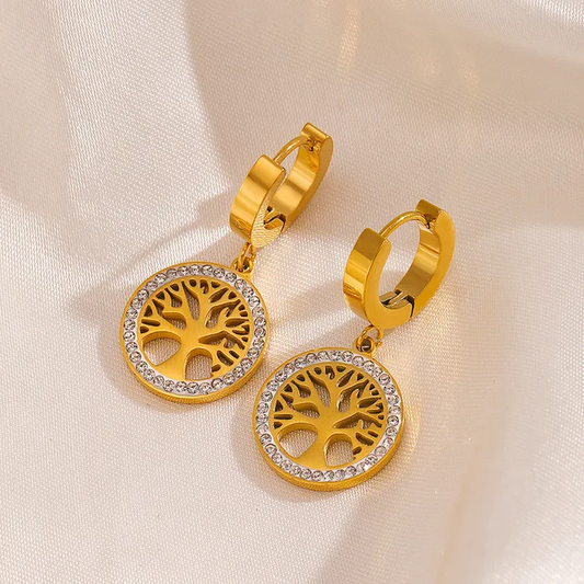 Boucle d'oreilles Arbre de vie