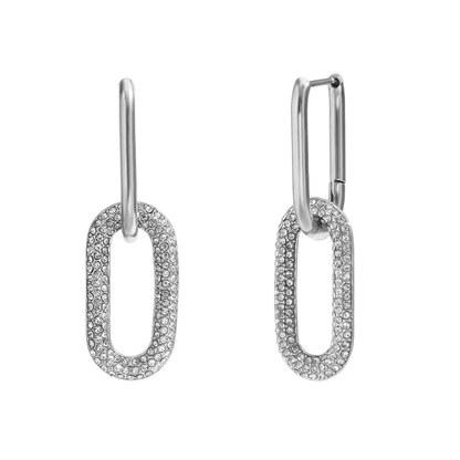 Boucles d'oreilles LYN argenté