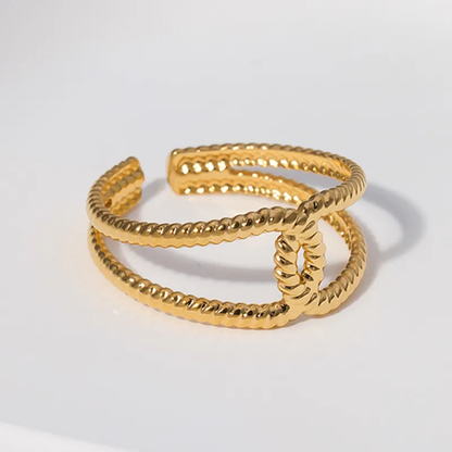 Bague Cléa doré