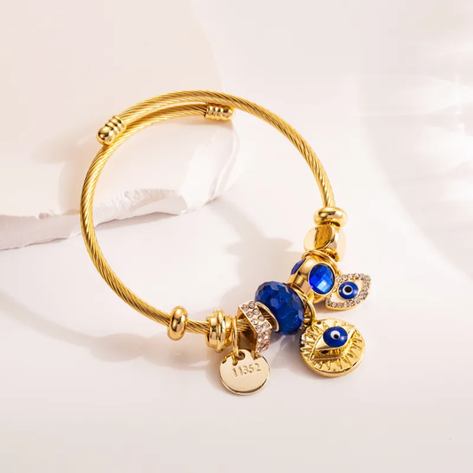 Bracelet charm's mauvais œil