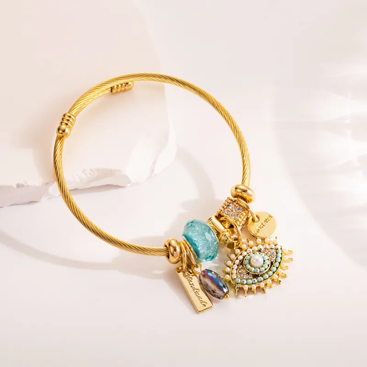 Bracelet charm's mauvais œil 2