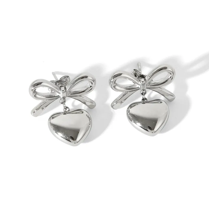 Boucles d'oreilles Cute argenté