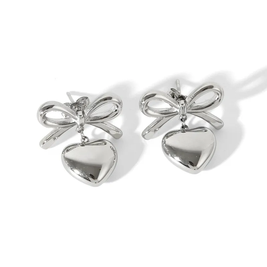 Boucles d'oreilles Cute argenté