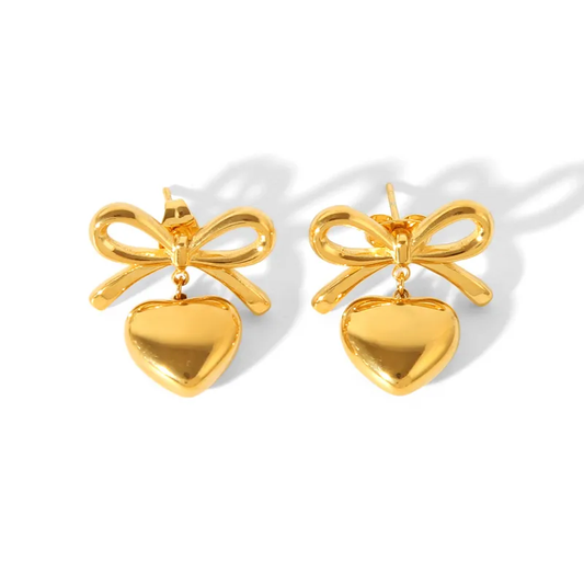 Boucles d'oreilles Cute doré