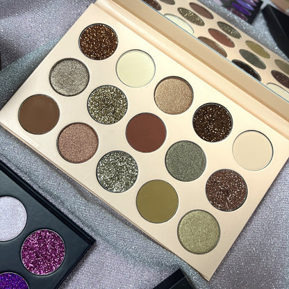 Palette de fard à paupières 15 couleurs